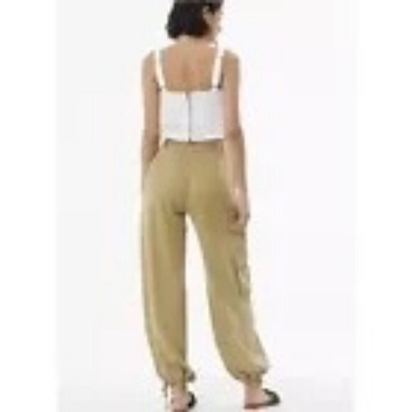 YFB Young Fabulous & Broke Baggy Klem Cargo Pants Hi-Rise Willow Pigment Women S - Picture 8 of 13